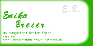 eniko breier business card
